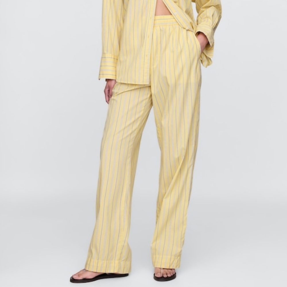 GAP Yellow Striped Pants